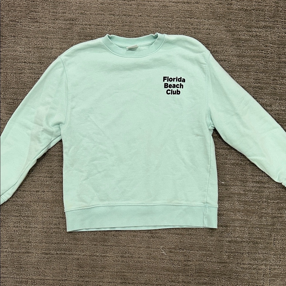 Zara Light Green Sweatshirt